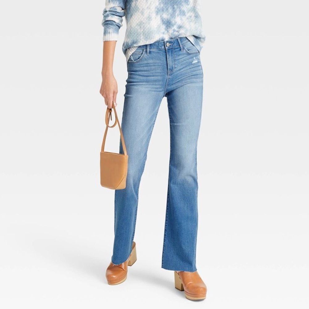 Knox‎ Rose Jeans Womens 12 High Rise Bootcut Light Wash